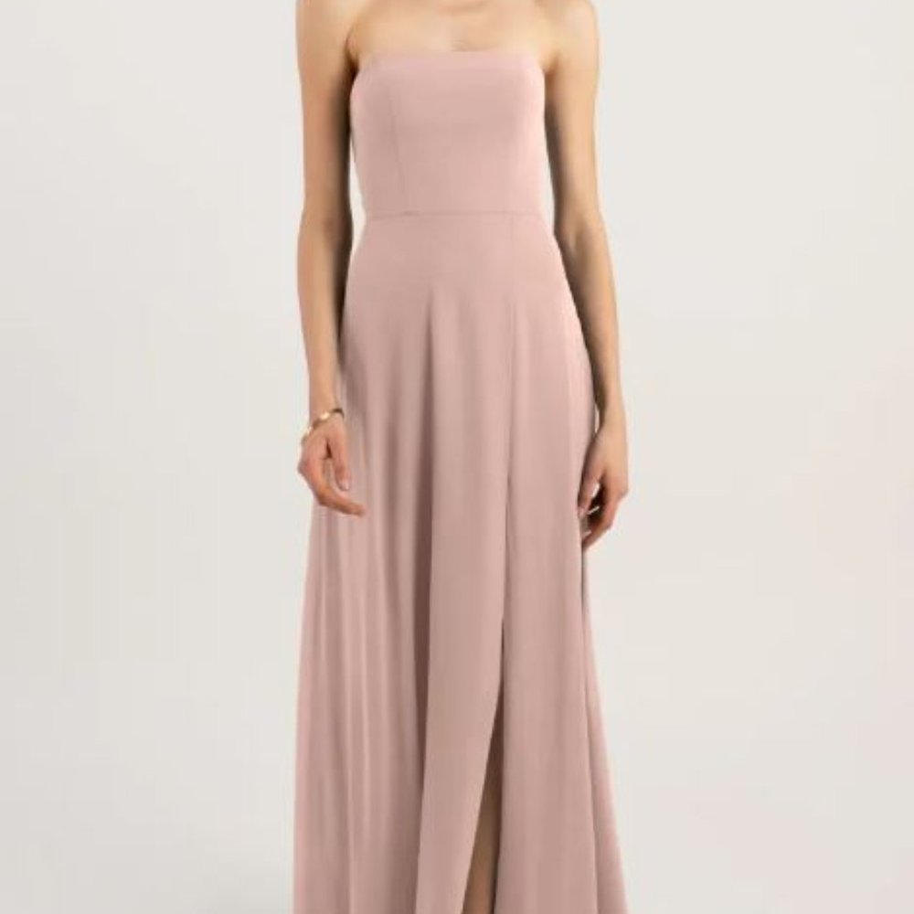 Jenny Yoo Essie Dress in Whipped Apricot